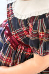 Red and Navy Tartan Dress